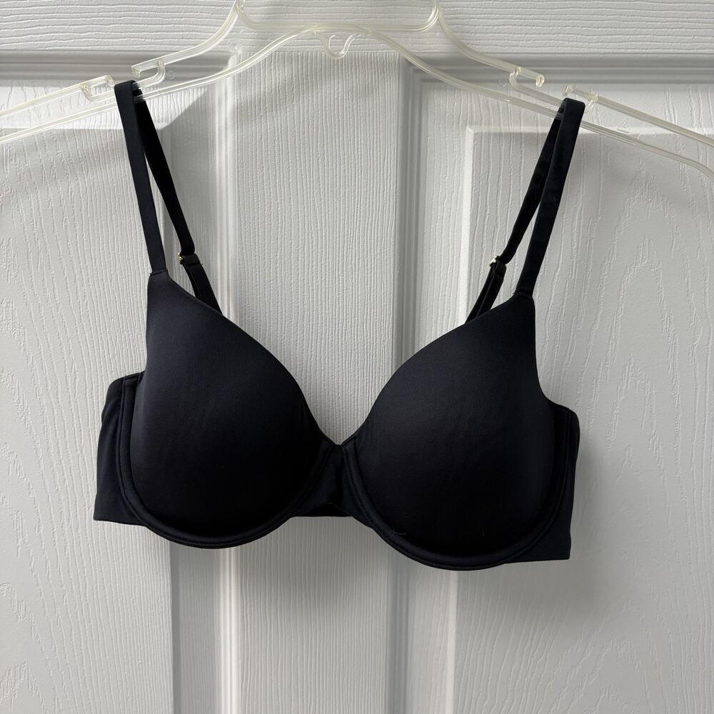 ThirdLove Comfort Stretch Smoothing Bra Black Size 32C 1/2 Pre-Owned EUC